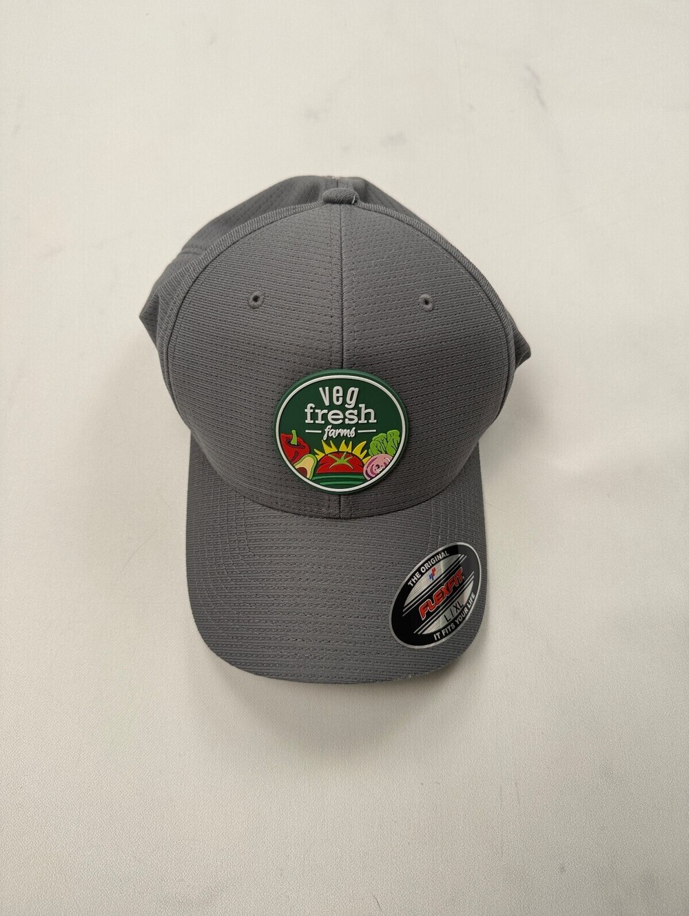 Veg Fresh Cap Gray Contemporary Adjustable - L-XL